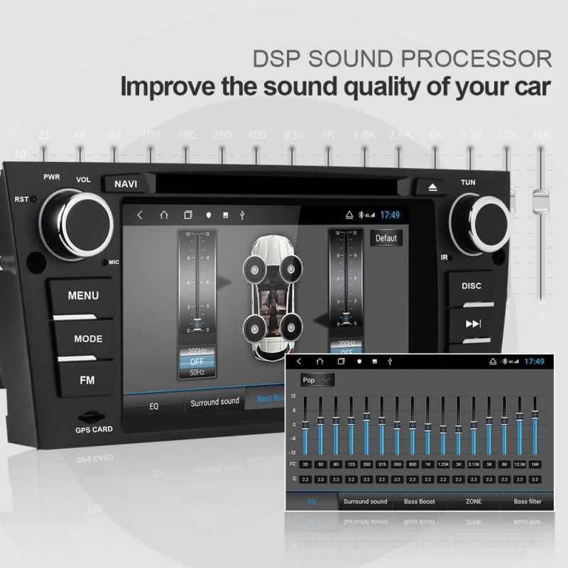 ISUDAR H53 2 Din Android Car Radio For BMW/3 Series E90/E91/E92