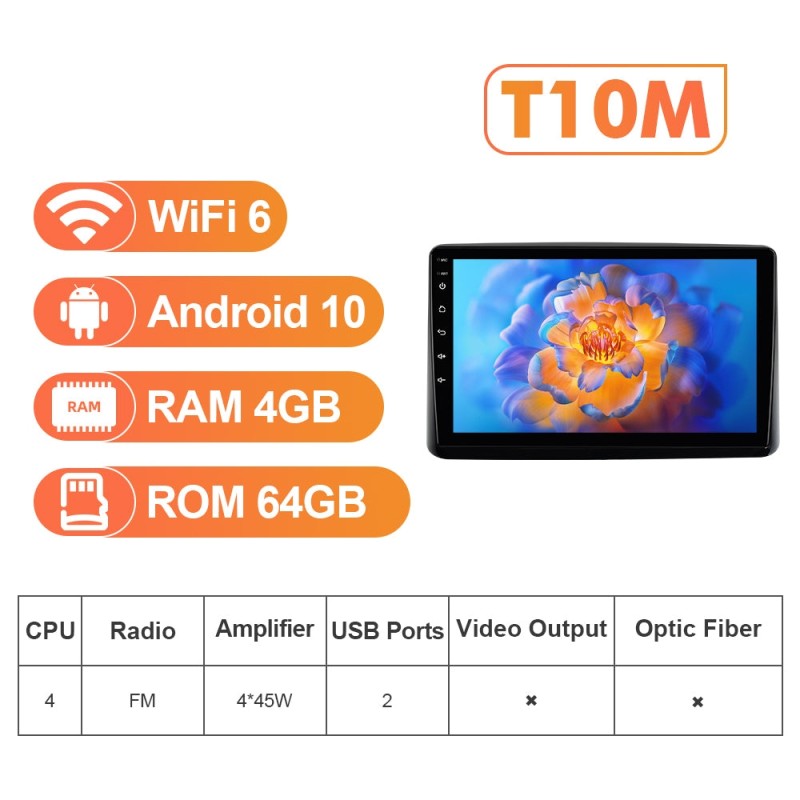 NEW! Android 10-Android 13 QLED Android Auto 9” Car Radio For Honda City 2020-