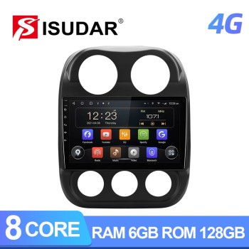 T72 QLED Android 10 Car Radio For Jeep Compass 1 MK 2009-2015