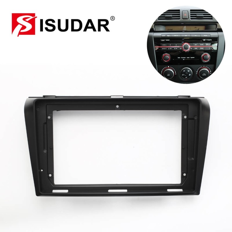 ISUDAR Car Refitting DVD Panel Dash Fascia Radio For Mazda3 2004-2009