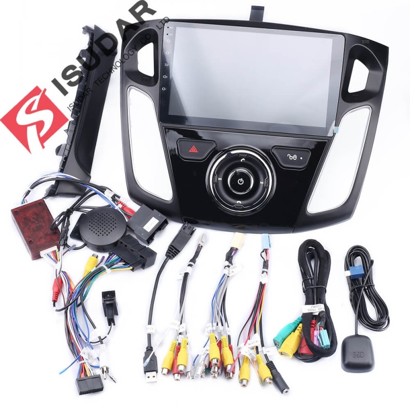 ISUDAR 1 Din Auto Radio Android 9 Octa core For Ford/Focus 3 2012-2014