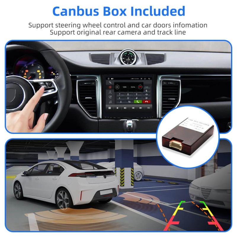 ISUDAR Carplay Blue Anti Glare Screen Radio For Porsche Boxster/718/918 2012-2015