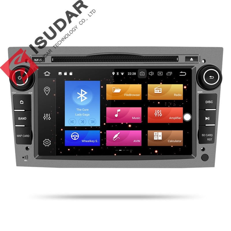 ISUDAR 2 din Auto Radio Octa core Android 9 For OPEL/ASTRA/Zafira/Corsa