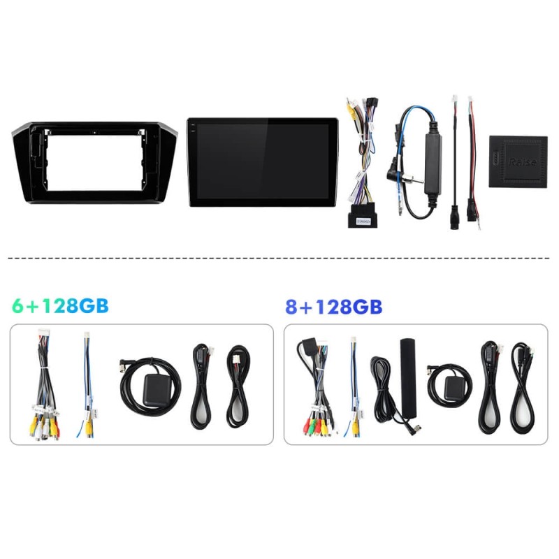 Q6 Qualcomm Android 13 For VW/Volkswagen Passat B8 2015- 10" screen multimedia car radio DSP ADAU