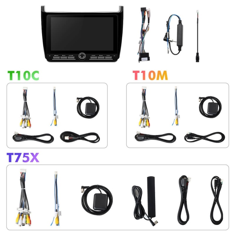 10 inch Android 14 New Design Angle Key 2.0 Touch Screen Car Radio Button Car Stereo For VW/Volkswagen/POLO Sedan 2009-2017