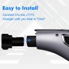 ISUDAR Electric Vehicle Charging Connector J1772 Type 1 to IEC 62196 Type 2 EV Car Adapter Type 1 to Tesla Model Y/S/3 Electric