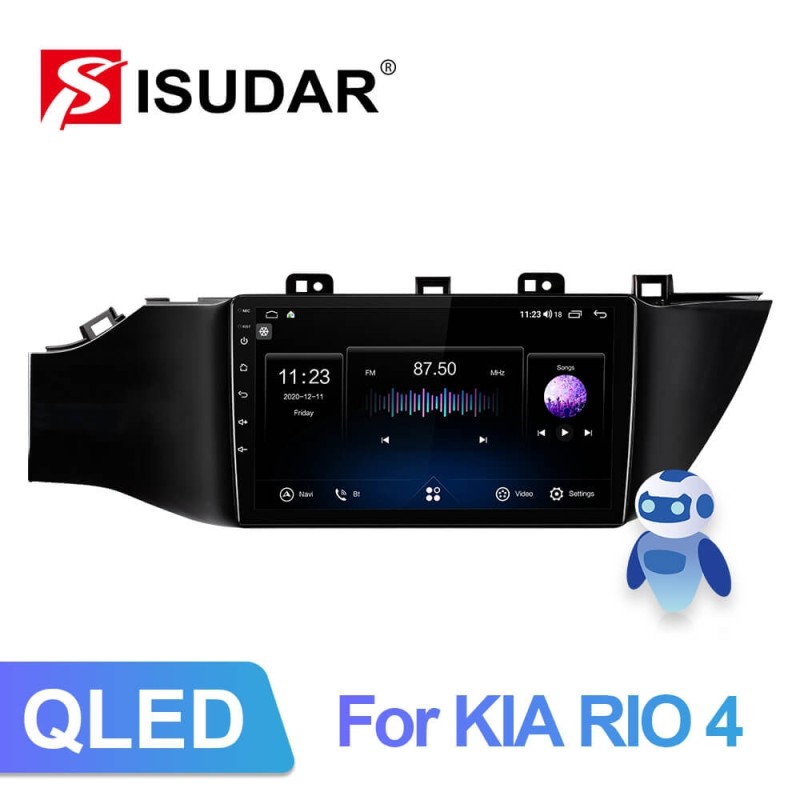 Isudar Octa Core 4G Auto Radio For KIA K2 RIO 4 2016-2019