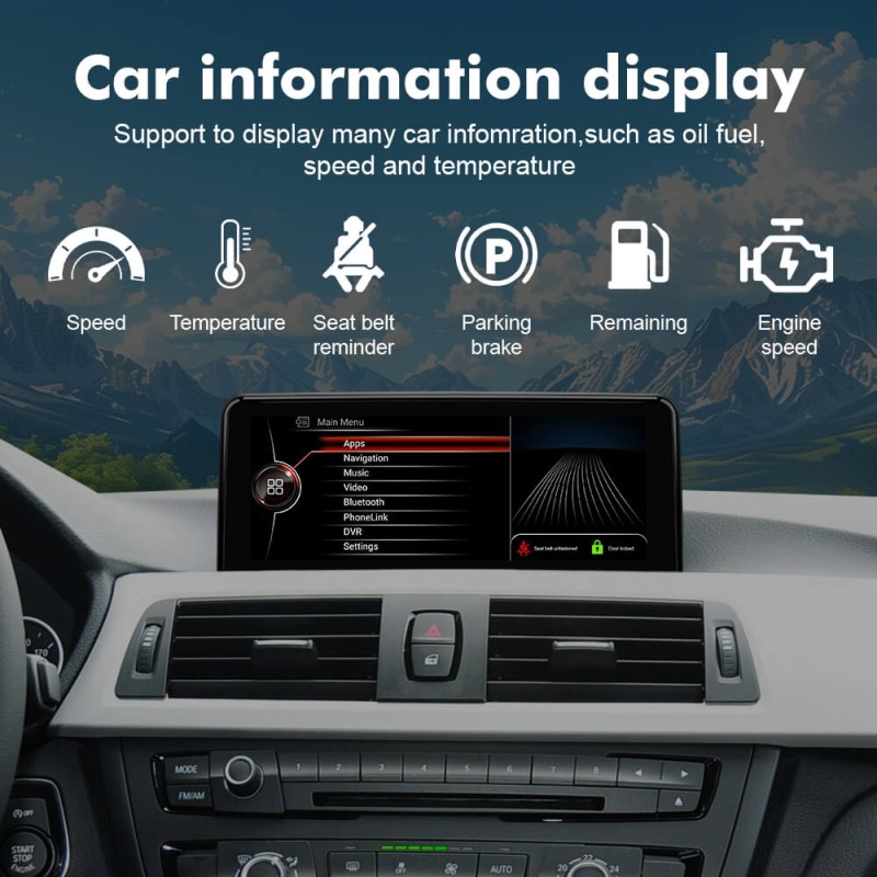 ISUDAR 10.25 inch Linux touch screen Wireless Carplay and Android Auto for BMW 1 2 Series NBT system F20/F21/F22 2013-2015