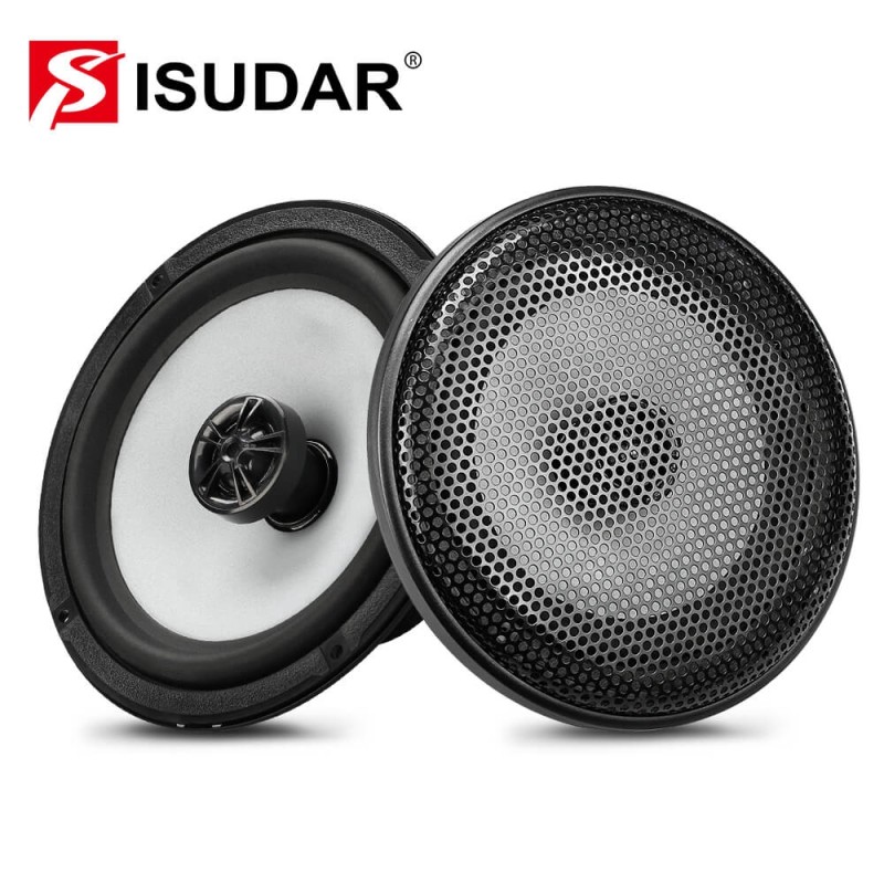 ISUDAR SU601C Car Coaxial Hifi Speakers 2 Pcs 6.5 Inch 2 Way Vehicle Door