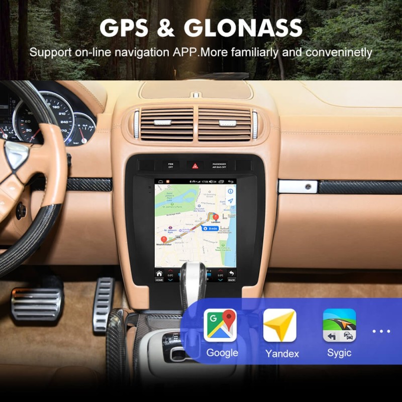 ISUDAR Android 12 1024*768P Car Radio Apple Carplay For Porsche Cayenne 2006-2009 Android Auto GPS Navigation