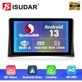 Q6 Qualcomm Android 13 For Volkswagen VW Transporter Multivan T5 Caravel 9" screen  multimedia car radio DSP ADAU