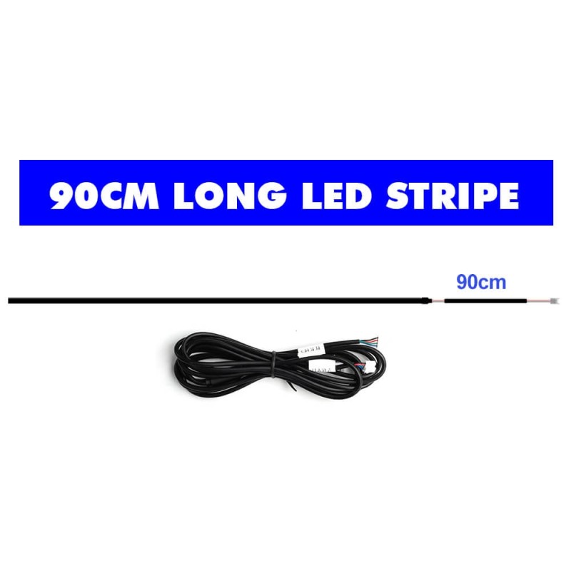 20 in 1  LED Symphony Flowing Colorful Interior Gradient Lamp Atmosphere for Car inside automotive neon fiber optic strip DIY
