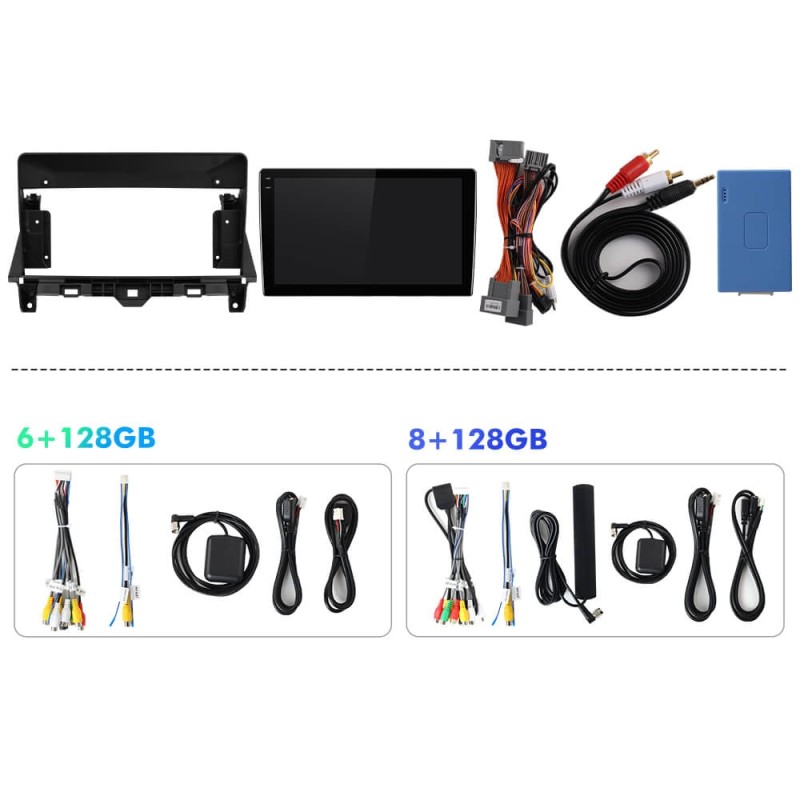 For Honda Accord 8 2008-2013 Q6 Qualcomm Android 13 10" screen music car radio DSP ADAU