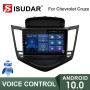 ISUDAR 4G 2 Din Android 10 Car Radio For Chevrolet Cruze J300 2013-2015