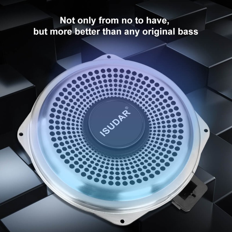 GBM802O Underseat Subwoofer For BMW E60 E70 E81 E90 F10 F20 F30 Series 2 OHM Pairs Low Range Frequency Bass Speakers