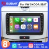 Isudar NEW UPGRADE VW0803 8 Inch 1024*600P Car Radio Multimedia For VW/Volkswagen/POLO/Golf/Skoda/Seat/Leon/PASSAT B6 Auto GPS Carplay RAM 6GB