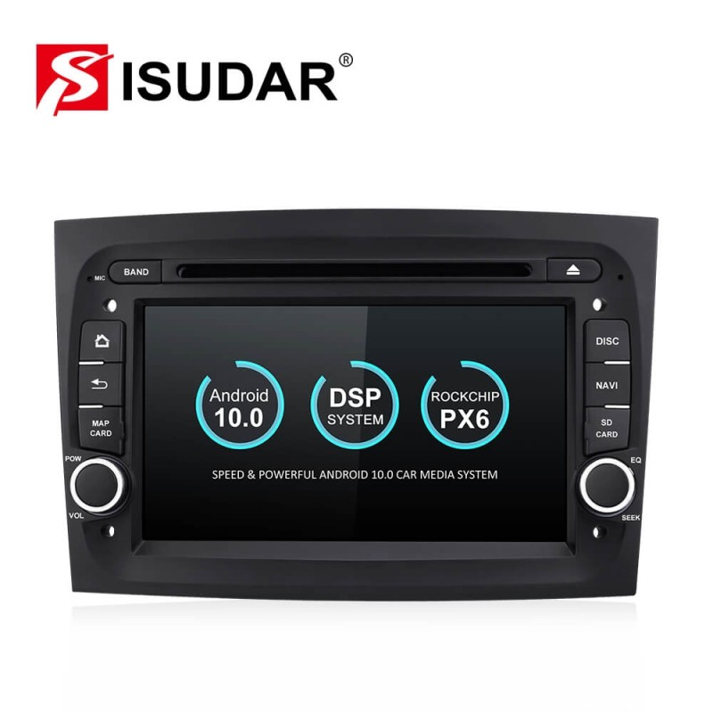 Isudar PX6 1 Din carplay Android 10 For Fiat/doblo/bravo/Vans