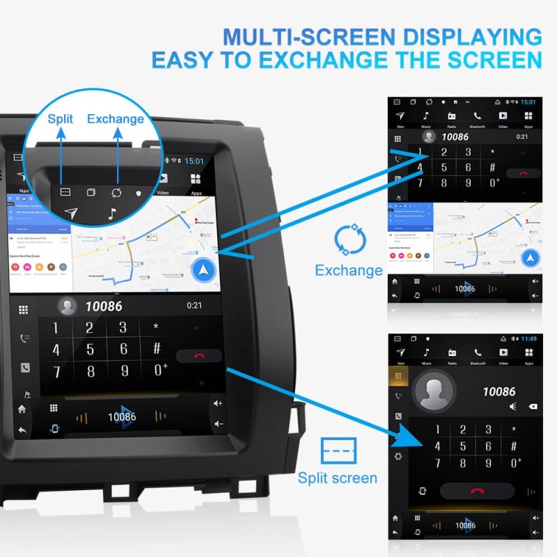 ISUDAR H53 1 Din Android Car Radio For Toyota/Prado 120 2004-2009