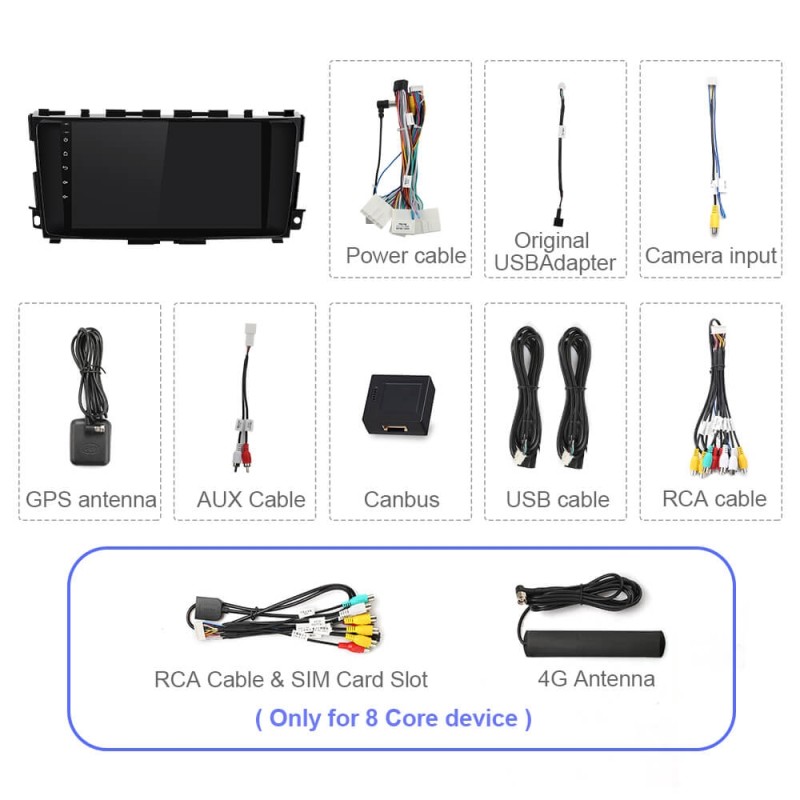 ISUDAR T72 Android 12 Car Radio 9'' For Nissan Teana 3 Altima 5 L33 2013 -2018