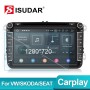 Clearance Sale！Isudar Qualcomm Voice control Android 12 Radio For VW/Golf/Tiguan/Skoda
