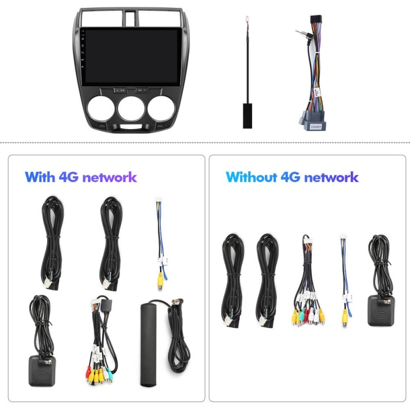 NEW! Android 13 Car Radio For Honda City 2008-2013 Multimedia Video Player Navigation GPS 4G