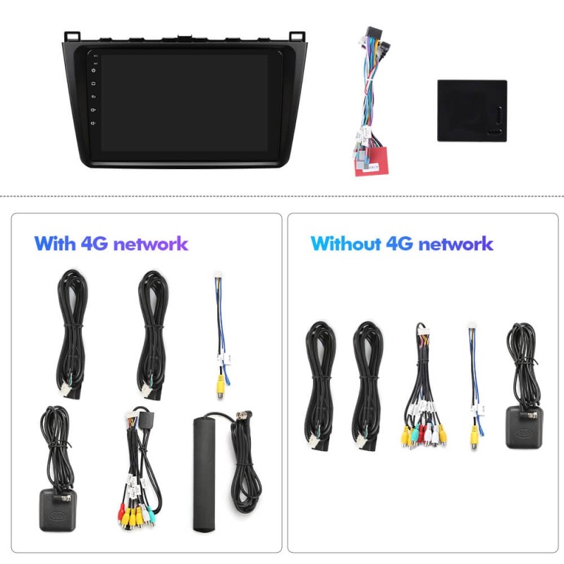 NEW! T72/T78P series Android 13 Car Radio For Mazda 6 2 3 GH 8Core Carplay