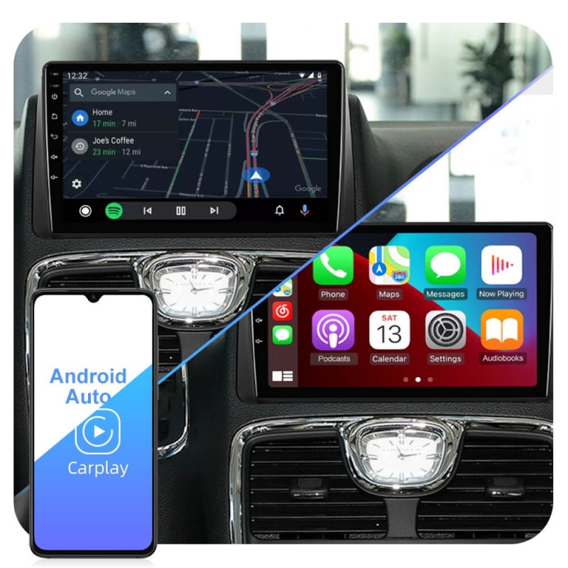 T72 Android 10 Car Radio Voice Command For Chrysler Grand Caravan