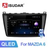 ISUDAR V72 QLED Android 10 Car Radio For Mazda 6 2 3 GH 2007-2012