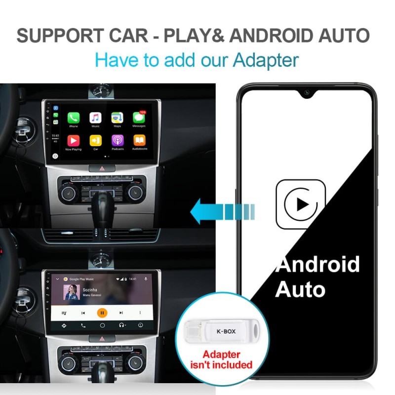 ISUDAR PX6 1 Din Android 10.0 Car Radio For Magotan/CC/Passat B6 B7