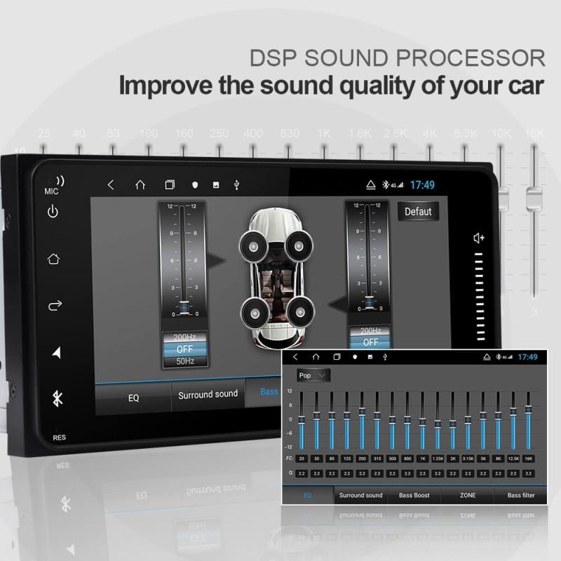 ISUDAR H53 2 Din Android Car Radio For Toyota/Corolla/Altis/RAV4/CAMRY