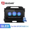 Isudar QLED RDS Car DVD player For KIA Sportage 2010 2011 2012 2013-2016