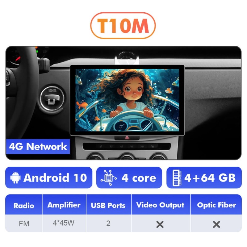 NEW! 11.5” Android 13 For VW Passat B6/B7 Carplay Car Radio with DSP