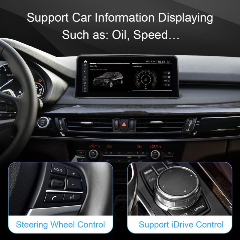 Qualcomm Snapdragon Car Multimedia Player for BMW X5 F15 X6 F16 2014-2017 NBT System