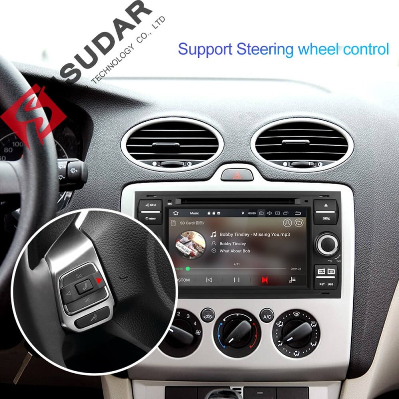 ISUDAR 2 Din Auto radio Android 9 Octa core For Ford/Mondeo/Focus/Transit/C-MAX