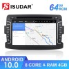 ISUDAR 1 Din Octa core Auto radio Android 10 For Dacia/Sandero/Duster/Renault