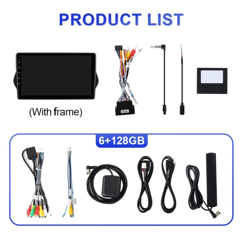 Upgrade from T72 - T75 series Android 14 UIS7865 Car Radio For Fiat Egea Tipo 2015-2018 with 9" Screen