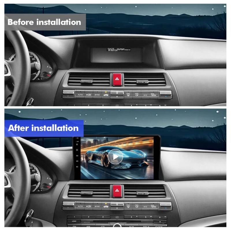 For Honda Accord 8 2008-2013 Upgrade from T72 - T75 Android 14 UIS7865 Car Radio