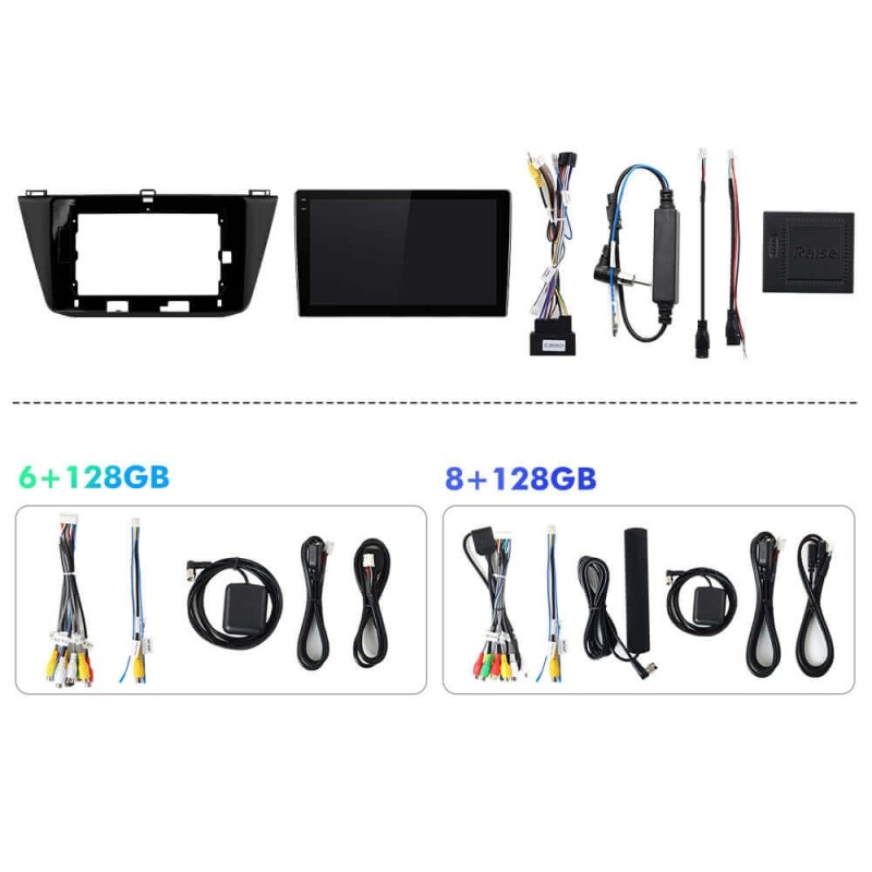 Q6 Qualcomm Android 13 For VW/Volkswagen/Tiguan 2017-2019 10" screen multimedia car radio DSP ADAU