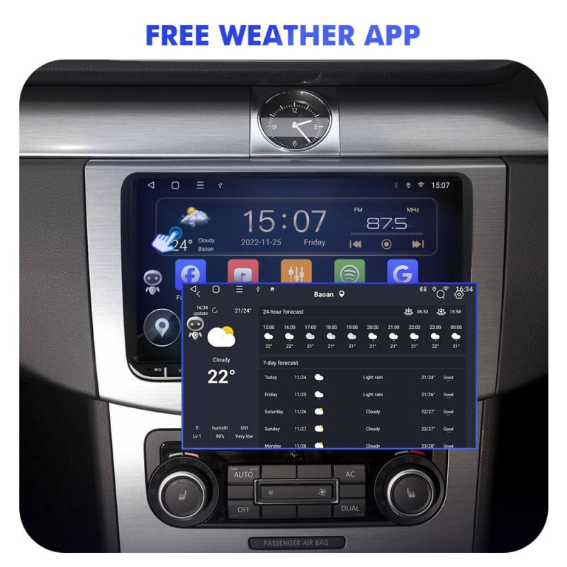 Isudar VW0907-T72/T68/T19 NEW UPGRADE! 9 Inch1 Din 1280*720P Auto Radio For Skoda/VW/Volkswagen/POLO/PASSAT/Golf/Tiguan/Jetta/Touran