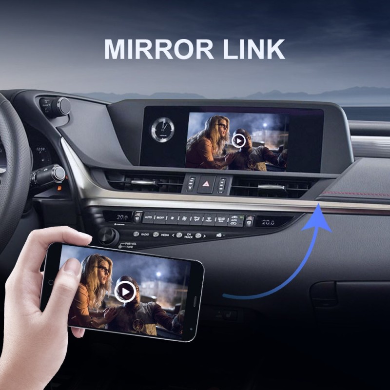 ISUDAR Carplay Module For Lexus NX UX GS RX LC LS LM ES 2017- Android Auto Wireless CarPlay Mirror Adapter Box Stereo System