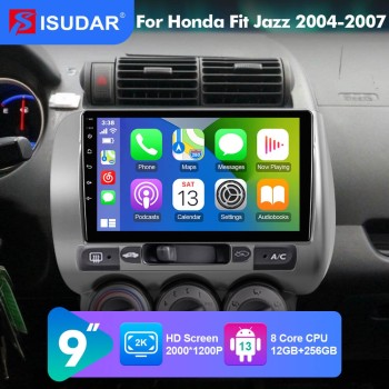 NEW! Android 13 Car Radio For Honda Fit Jazz 2002-2007 Multimedia Video Player Navigation GPS 4G