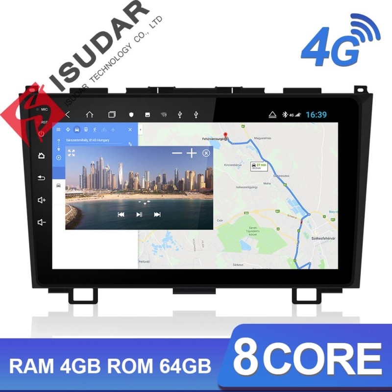 ISUDAR H53 1 Din Android Car Radio For Honda/CRV/CR-V 2006-2011