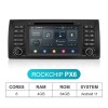 Isudar PX6 Android 11 Hexa Core 1 Din Auto Radio For BMW 5 E39/E53/X5