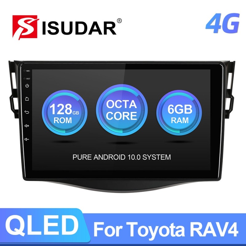 T72 GPS Android 10 Carmate Auto radio camera For Toyota RAV4 2007-2012