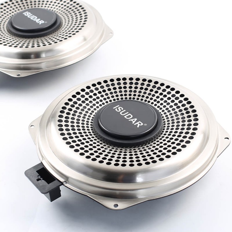 GBM802O Underseat Subwoofer For BMW E60 E70 E81 E90 F10 F20 F30 Series 2 OHM Pairs Low Range Frequency Bass Speakers