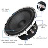 ISUDAR SU602 6.5 Inch Car Component Speaker System 2 Way Auto Audio HiFi Stereo