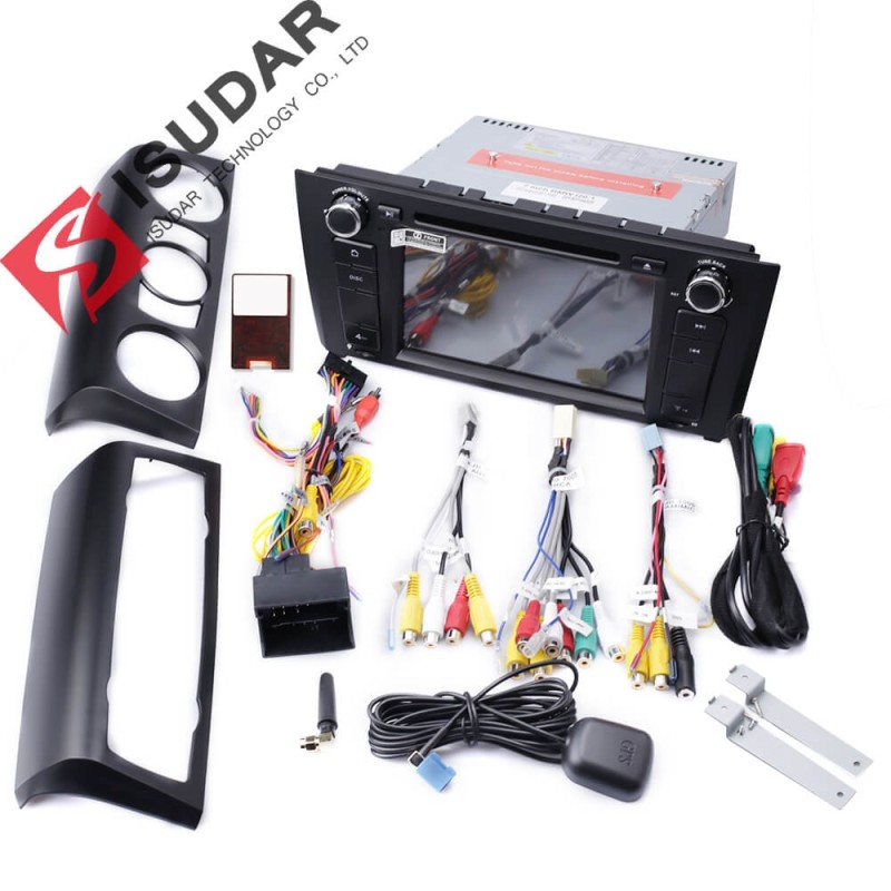 ISUDAR 1 Din Auto Radio Android 9 Octa core For BMW E81/E82/E88 1 Series