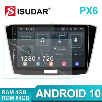 ISUDAR PX6 Android 10 Autoradio For VW Passat b8 Magotan 2015-2018