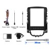 ISUDAR Android 12 Vetical Tesla Style Screen Car Radio For Opel/Vauxhall/Astra J Buick/Verano 2009-2014 GPS Auto Multimedia Video