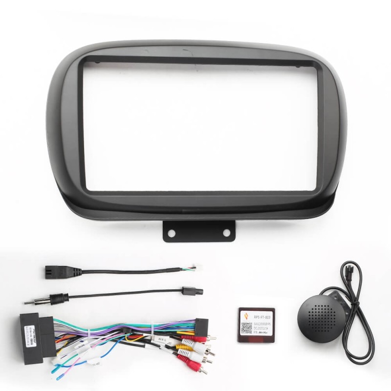 9 inch Frame Facials Panel Dashboard Car DVD frame FOR FIAT 500X 2014-2019 car stereo
